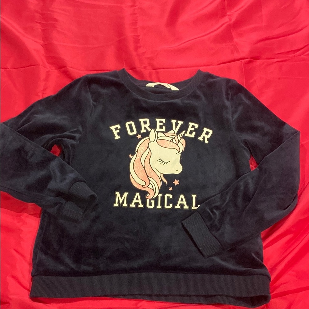 Navy Unicorn Sweatshirt